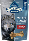Blue Buffalo Wilderness Wild Bones Medium Dental Chews - Daily Teeth