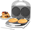Compact Double Waffle Maker - For Perfect Chaffles!