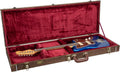 Crossrock Rectangular Wooden Electric Guitar Case for Jazzmaster