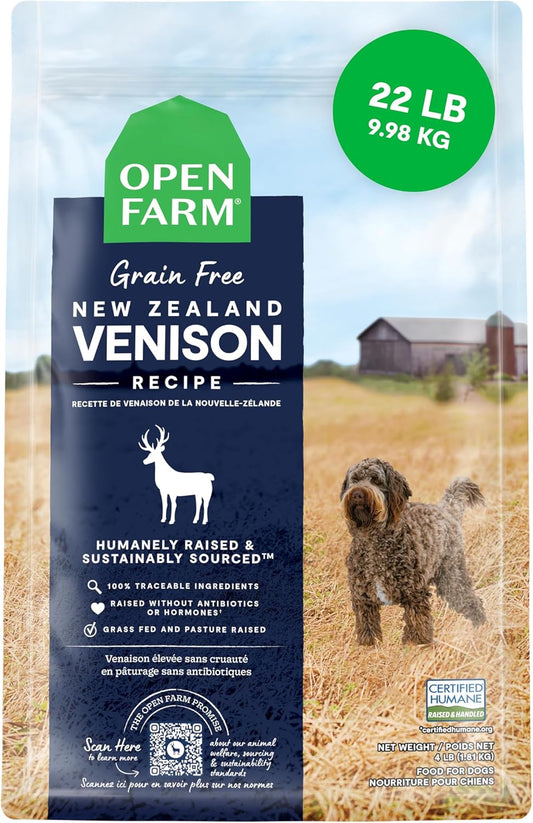Open Farm Grain-Free Dry Dog Food with New Zealand Venison Recipe
