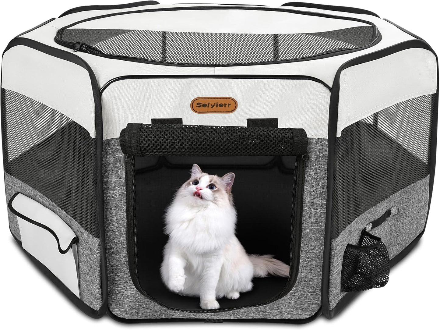 Dog Playpen Portable Pet Play Pen for Indoor Outdoor Use