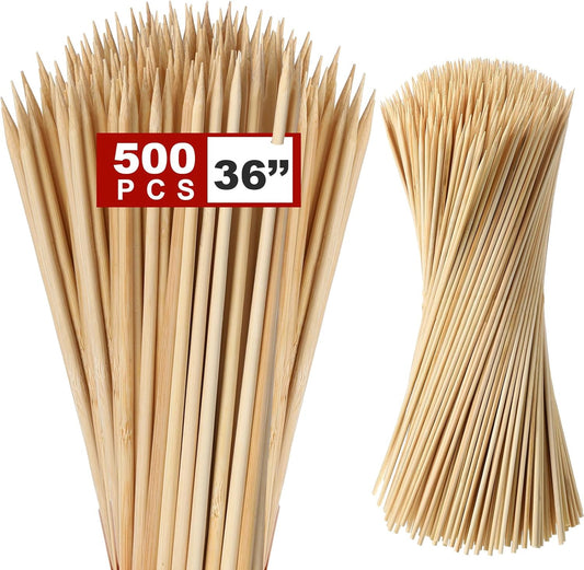36 Inch Bamboo Marshmallow Roasting Sticks for BBQ Fun