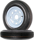 eCustomrim 2-Pack Trailer Tires On Rims 5.30-12 5 Hole Wheel - Durable