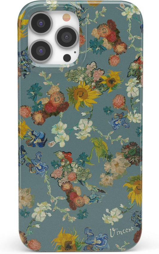 Casely iPhone 13 Pro Case with Van Gogh's Flowers Design