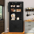 YITAHOME 71 Tall Kitchen Pantry Cabinet w/ LED & Power Outlet