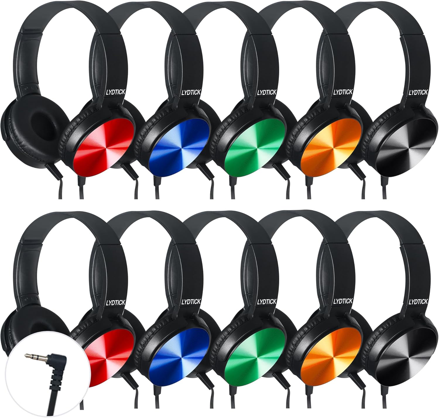 10 Pack Kids Headphones Bulk for School Classroom Supplies