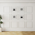 12 Set Accent Wall Molding Kit Premade Wainscoting Panels - Quick DIY