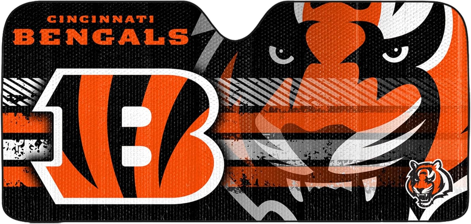 Fanmats NFL Windshield Sun Auto Shade for Ultimate Protection