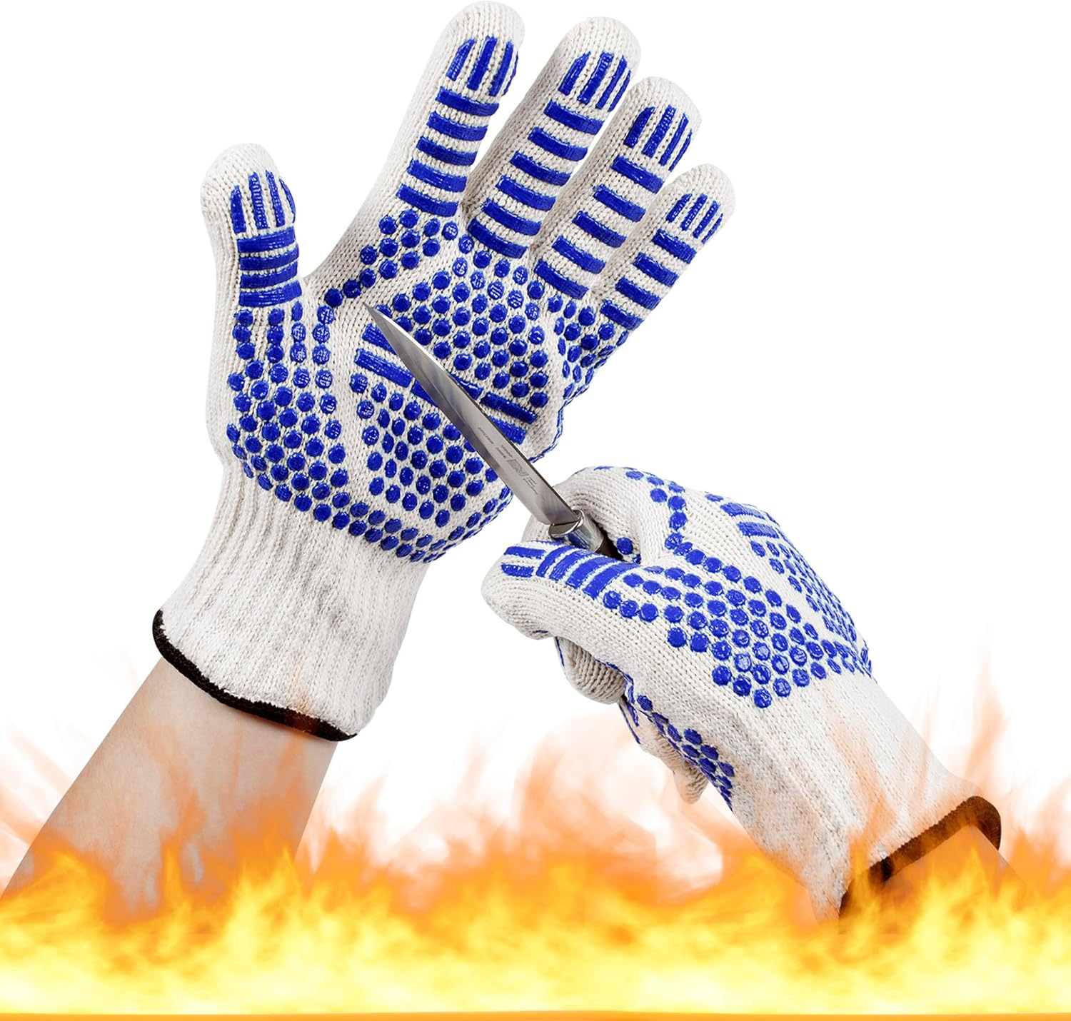 Extreme Heat BBQ Gloves - Cut Resistant & Non-Slip