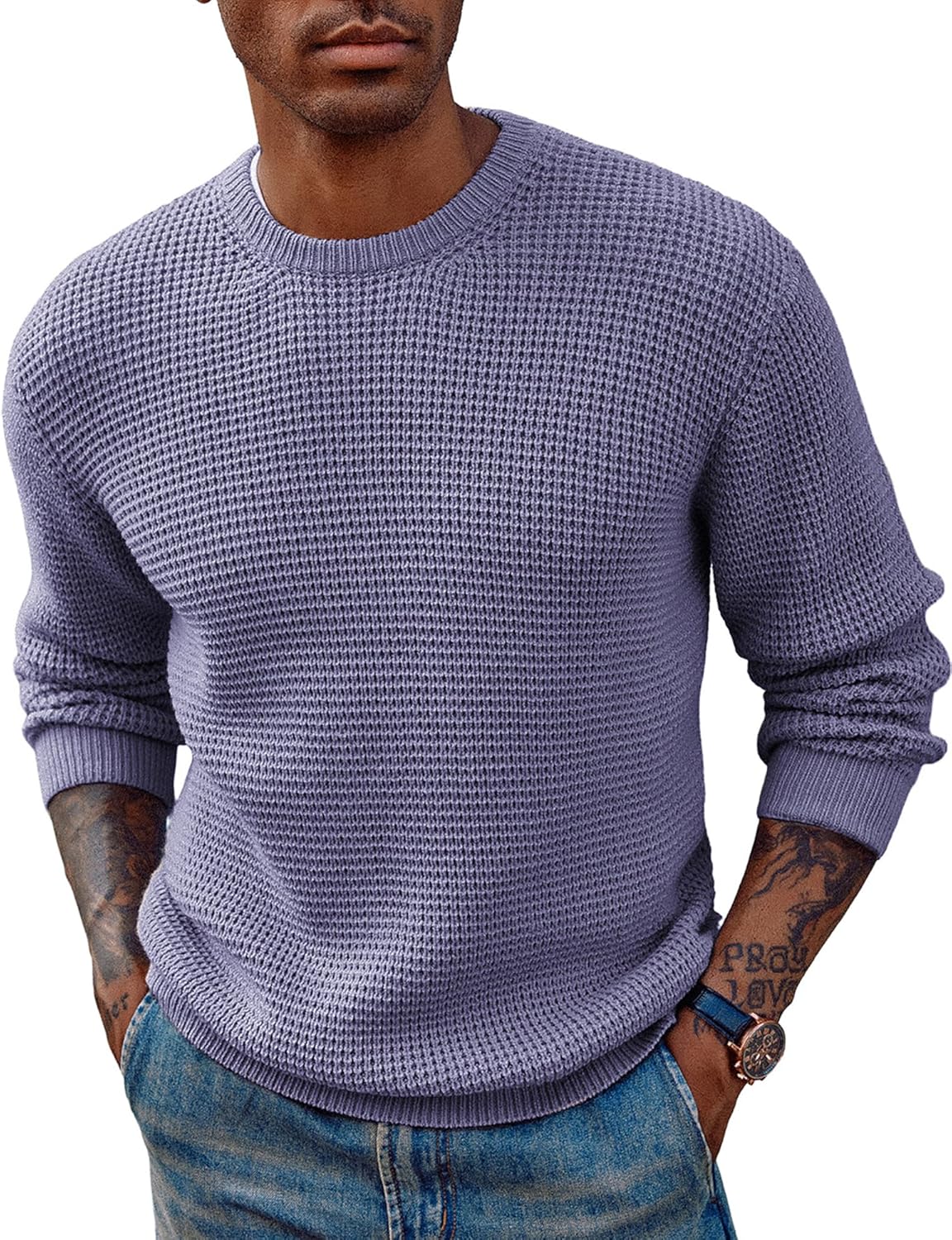 PJ PAUL JONES Mens Crewneck Pullover Sweater Review