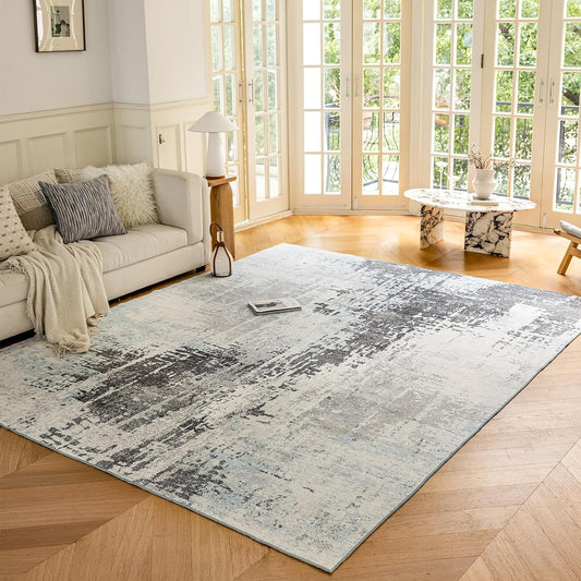 OMERAI 8x10 Area Rug for Bedroom Washable Non-Slip Home Decor