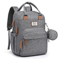 Diaper Bag Backpack for Travel and Everyday Use - Large Capacity Gray