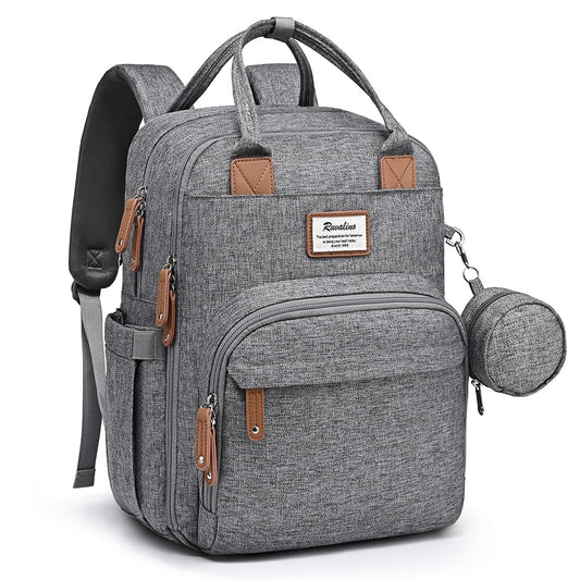 RUVALINO Diaper Backpack: Stylish & Spacious!