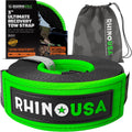 Rhino USA Recovery Tow Strap 3in x 20ft - Heavy Duty Recovery