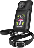 Smartish iPhone 14 Crossbody Wallet Case - Dancing Queen - Hands-Free