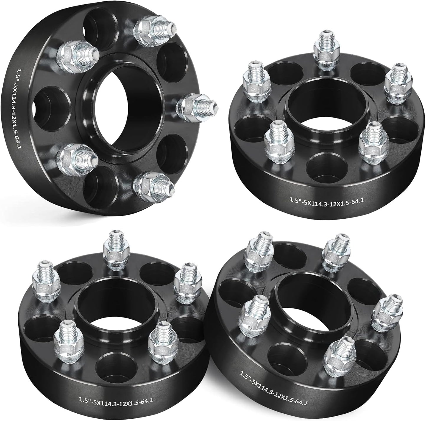 EVIL ENERGY 5x4.5 Wheel Spacers 1.5 inch for Honda Acura