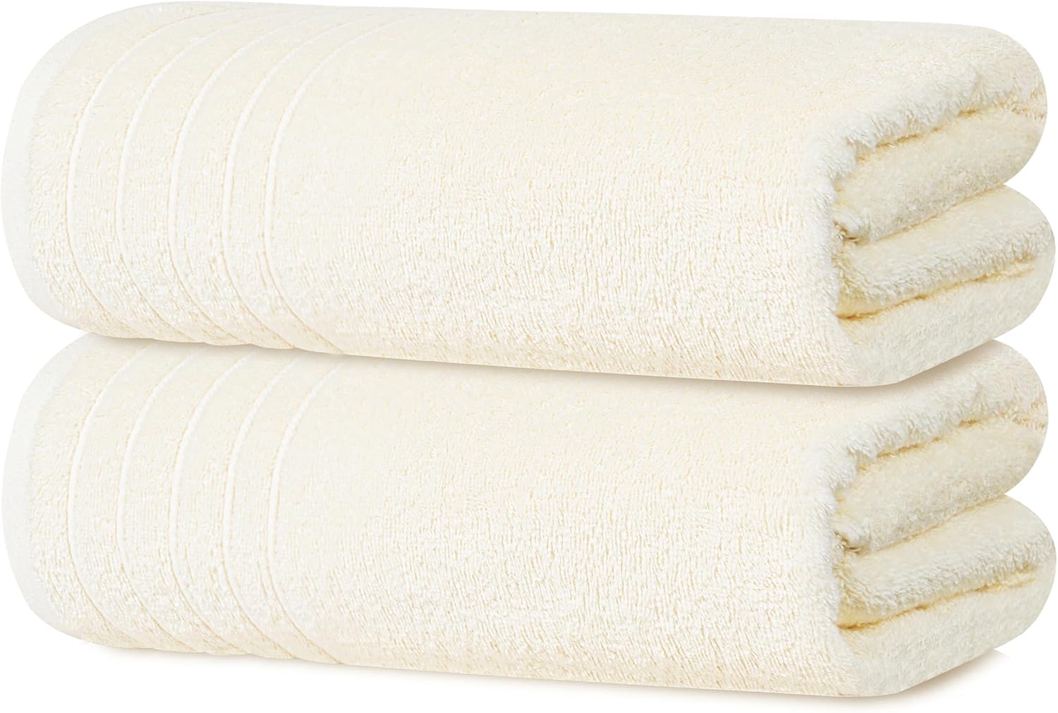 Extra Large Bath Sheets Pack of 2 - Super Soft Cotton Towels