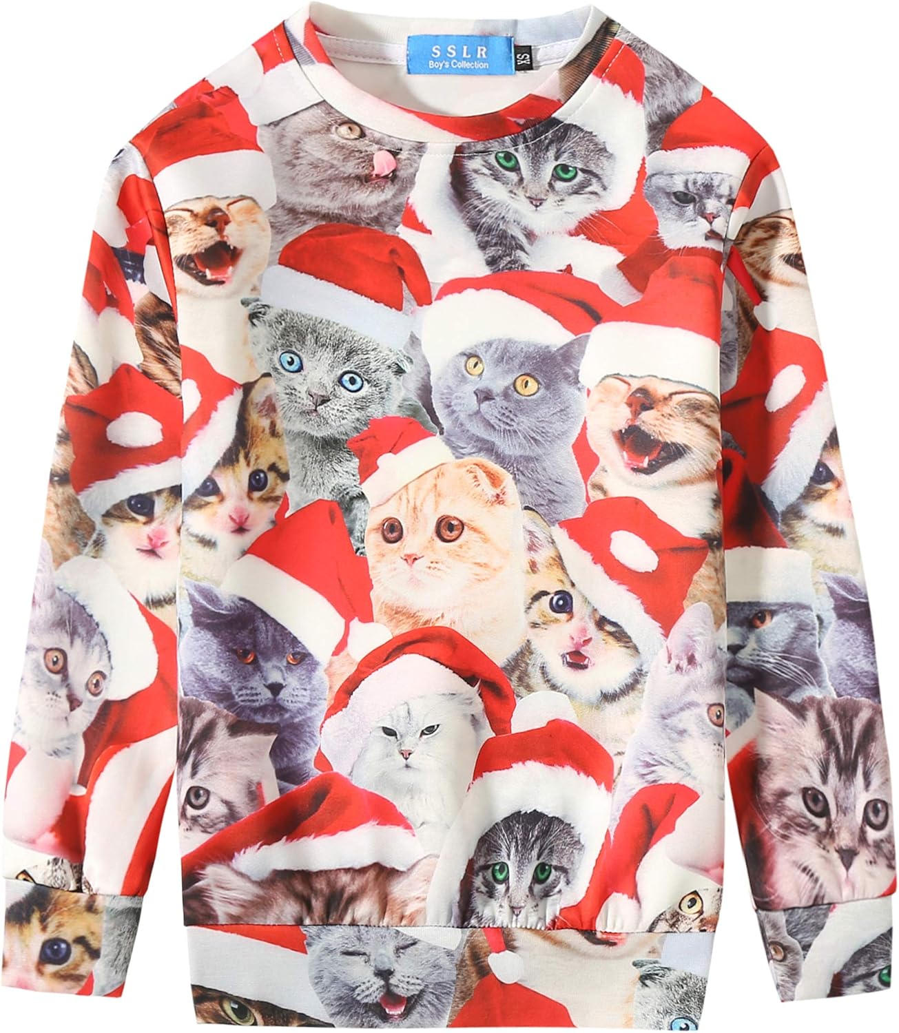SSLR Funny Christmas Sweatshirt - Lightweight Joy