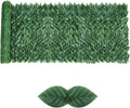 Artificial Ivy Privacy Fence Screen 59in x 118in - Dense Faux Vine