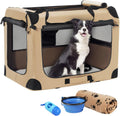 Portable Dog Crate 32x23x23 for Medium/Large Dogs - Collapsible Travel