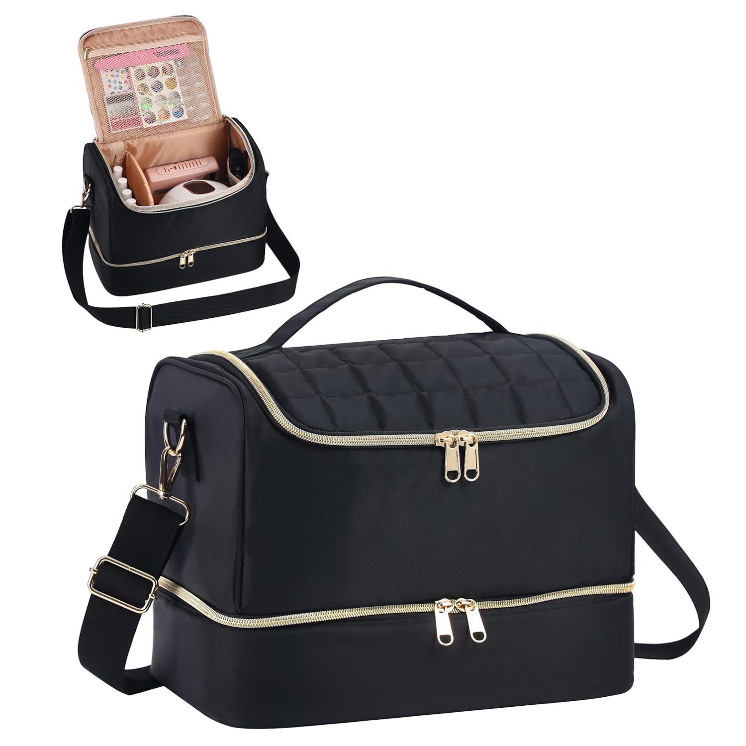 Nail Polish Organizer Case for Travel and Storage Needs