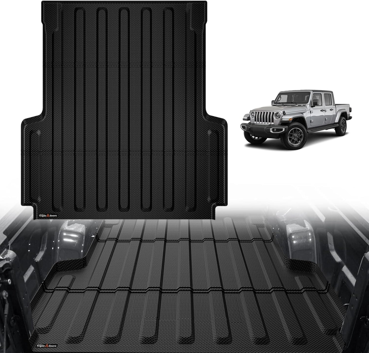 TripleAliners Truck Bed Mat for Jeep Gladiator JT 2020-2025