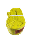 4 in x 7 ft 2-Ply Twist Eye Polyester Lifting Sling - Durable USA Made