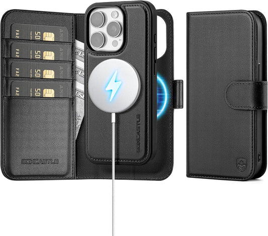 Magnetic 2 in 1 Detachable Wallet Case for iPhone 13 Pro Max