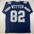 Facsimile Autographed Jason Witten Dallas Blue Reprint Jersey Size