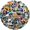 Adventure Camping Waterproof Stickers - LANGALANG