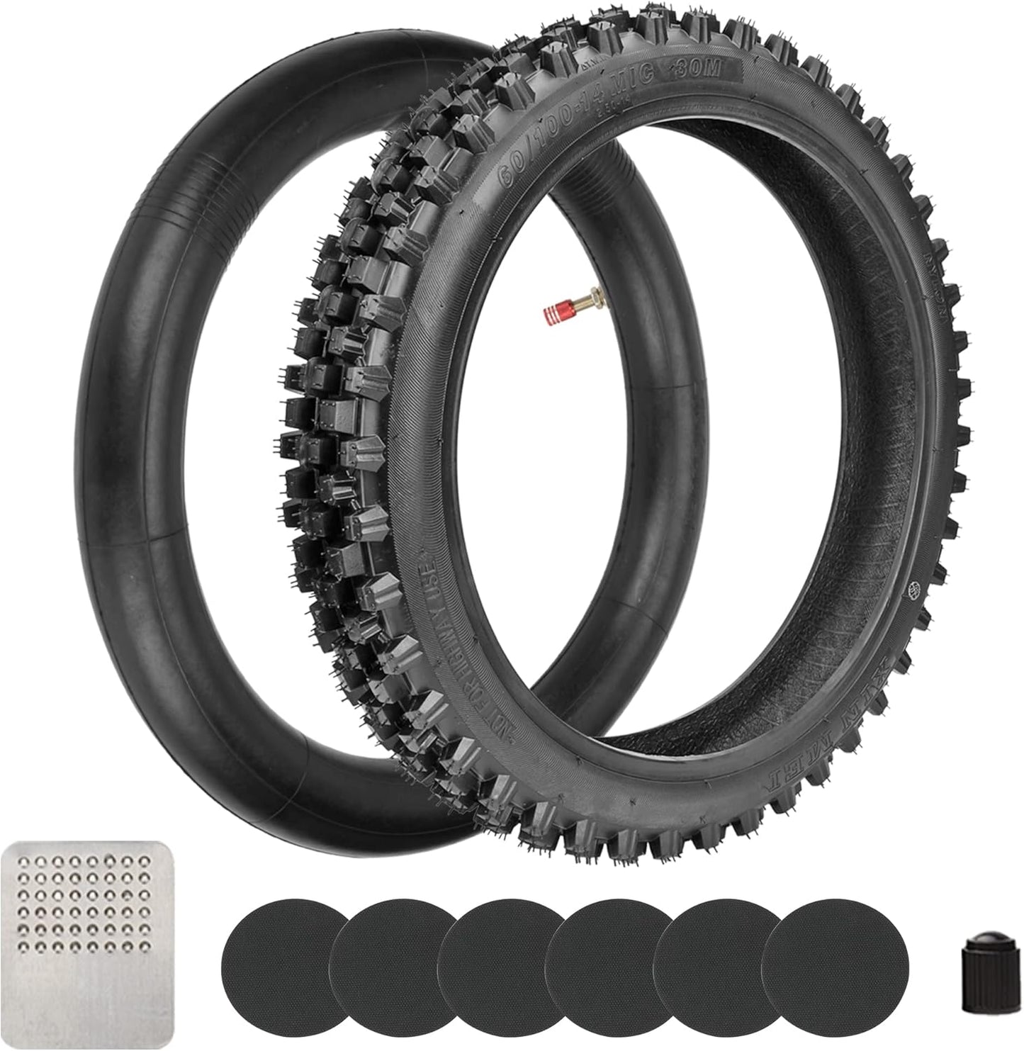 GREHUA 60/100-14 Inner Tube for 90cc to 125cc Dirt Bikes