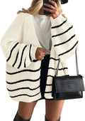 Womens Oversized Cardigan Sweater - Lightweight Fall Layering