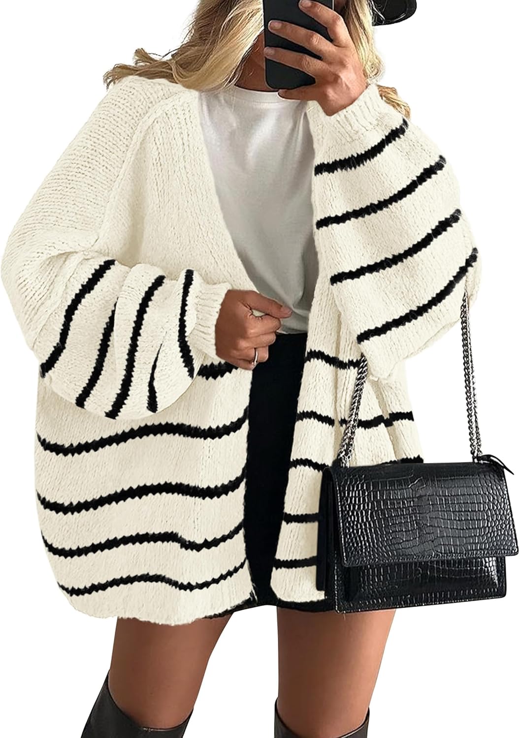 PRETTYGARDEN Womens Oversized Cardigan Sweaters for Fall Style