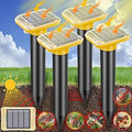 Mole Repellent Solar Powered Outdoor Ultrasonic - 4 Pack