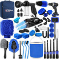 45Pcs Car Detailing Kit - Complete Interior & Exterior Cleaning Set