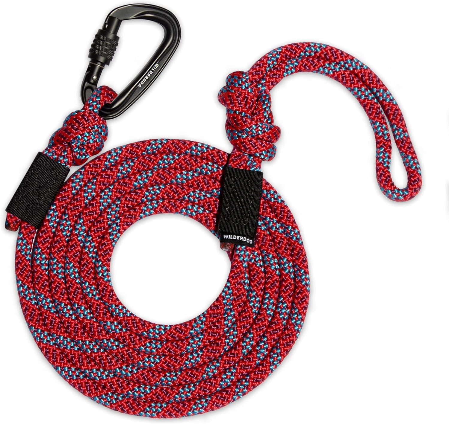 Wilderdog Carabiner Climbing Rope Dog Leash for Medium Dogs