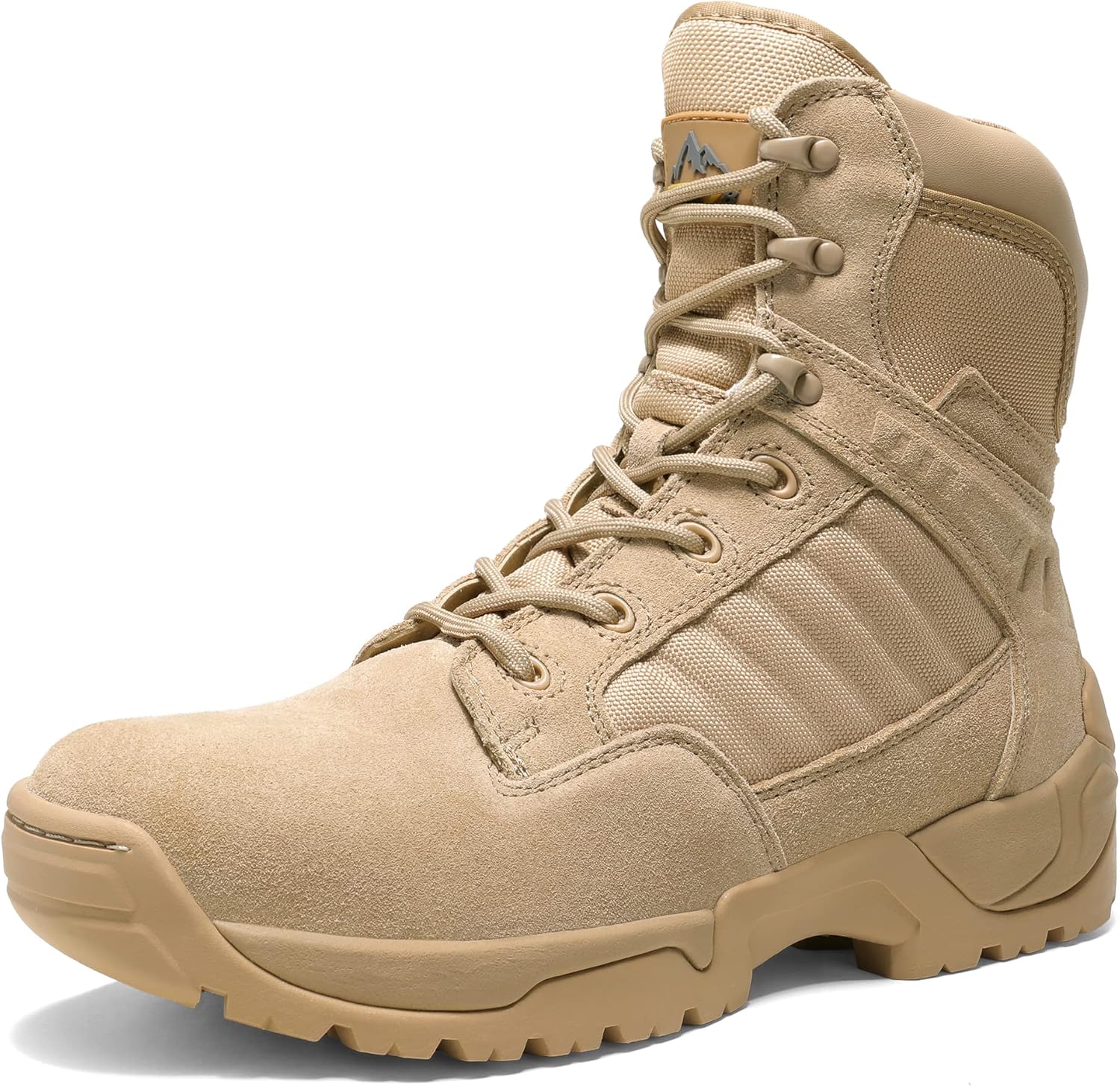 NORTIV 8 Men's Side Zipper Tactical Work Boots for Comfort