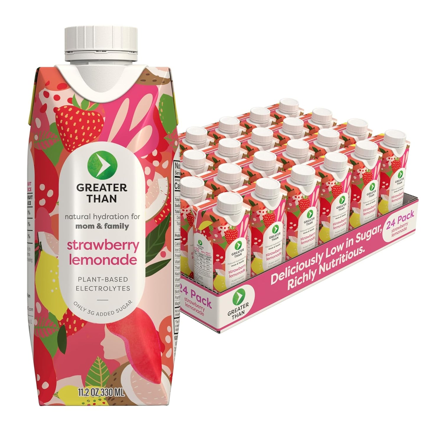 Greater Than Nutrient Hydration Beverage for Gut Health & Energy