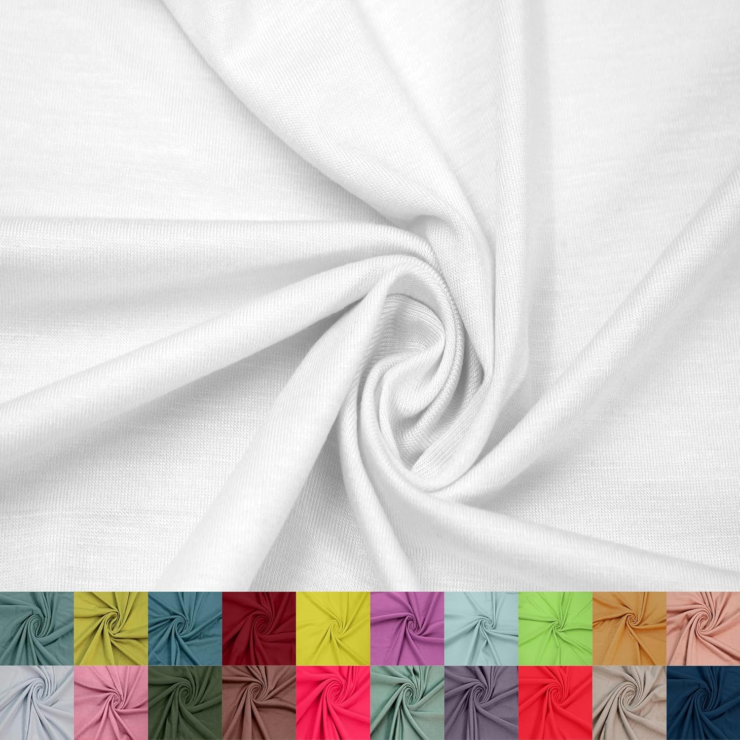 60 Inch Rayon Spandex Jersey Knit Fabric for Apparel & More