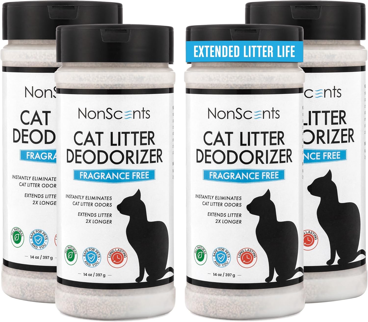 NonScents Cat Litter Deodorizer for Complete Odor Elimination