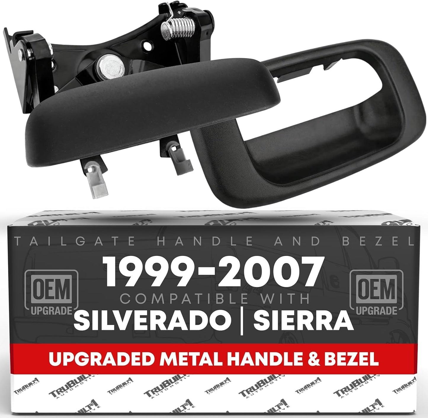 Tailgate Handle Latch with Improved Bezel for Chevy Silverado