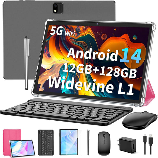 10 Android Tablet with Keyboard & Accessories - Get Productive Anywhere!
