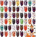 Halloween Dog Bandanas Set of 50 with Pumpkin Spider Patterns