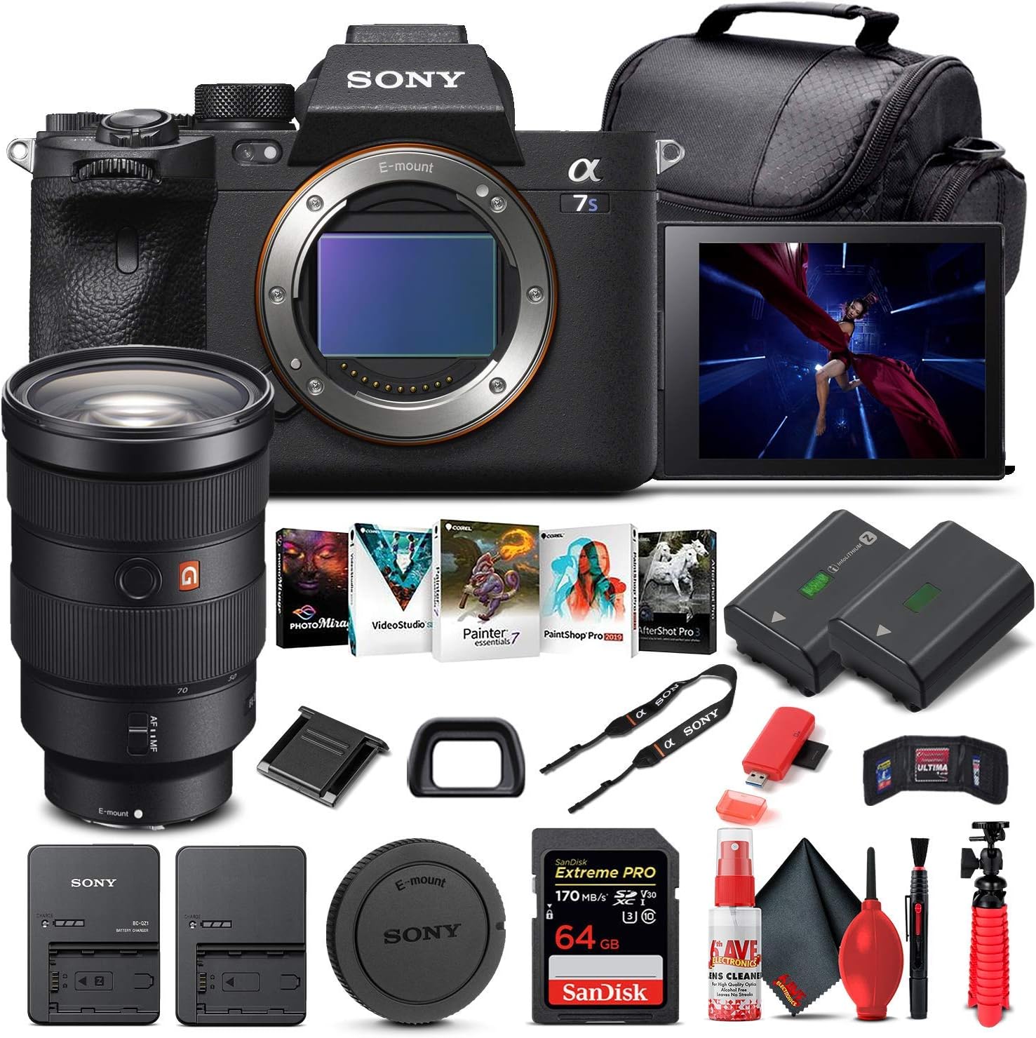 Sony Alpha a7S III Mirrorless Camera Bundle with 24-70mm Lens
