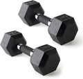 CAP Barbell Coated Dumbbells - Pair of 20 lb Hex Weights