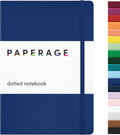 PAPERAGE Dotted Journal Notebook (Royal Blue) - Medium Hardcover