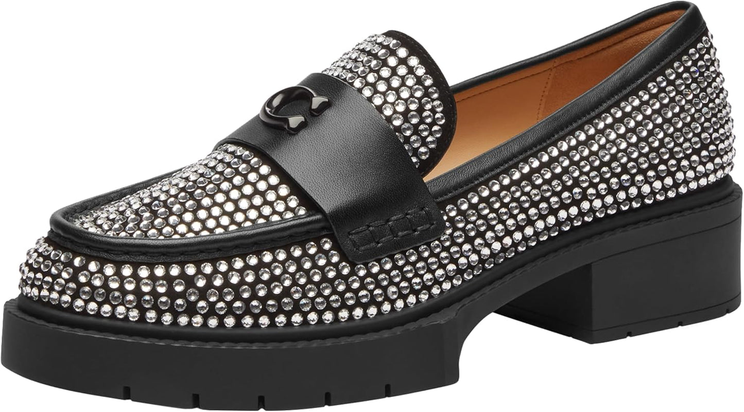 COACH Women's Leah Platform Loafers: Timeless Style & Comfort