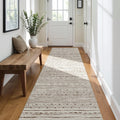 3x10 Washable Hallway Runner Rug - Moroccan Style Low-Pile Runner