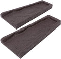 Rubber Downspout Splash Block 2 Pack - Durable Foundation Protection