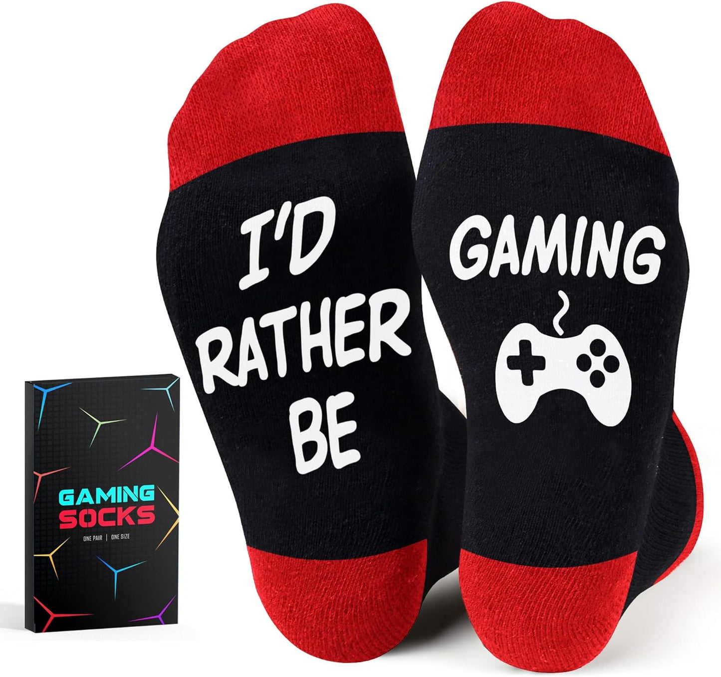 Gamer Gift: VICRAZY Gaming Socks - Perfect Stocking Stuffer